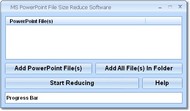 MS PowerPoint File Size Reduce Software screenshot